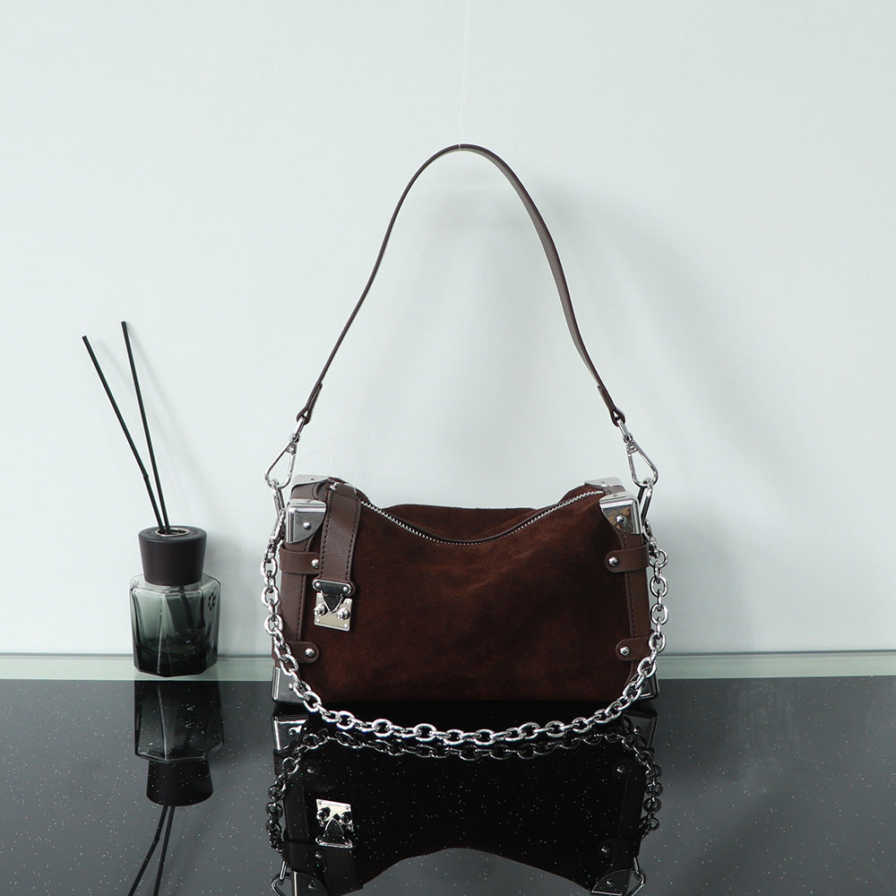 New Box Retro Affordable Luxury Chain Small Square Bags