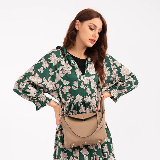 Women's Doctor Lindi Lychee Pattern High Quality Shoulder Bags