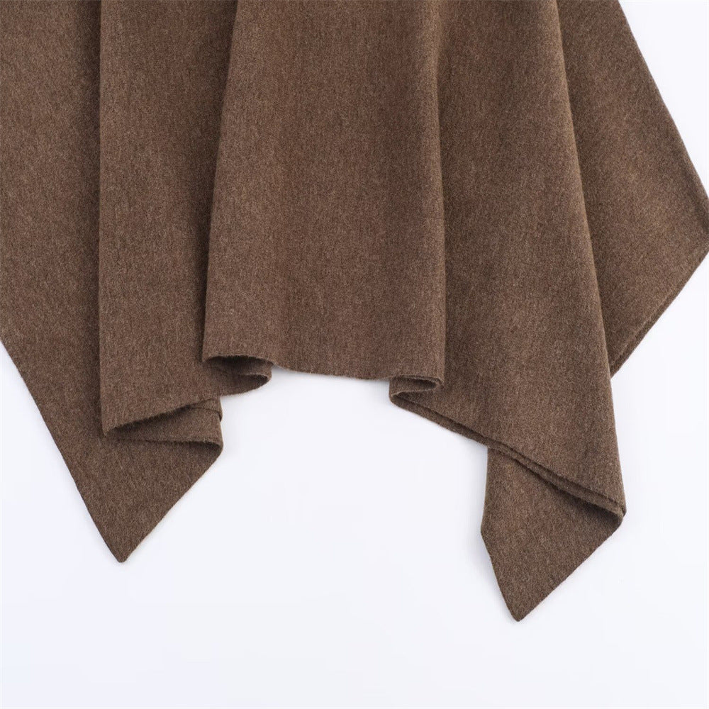 Women's Autumn Loose-fitting Casual Knitted Cape Sweaters