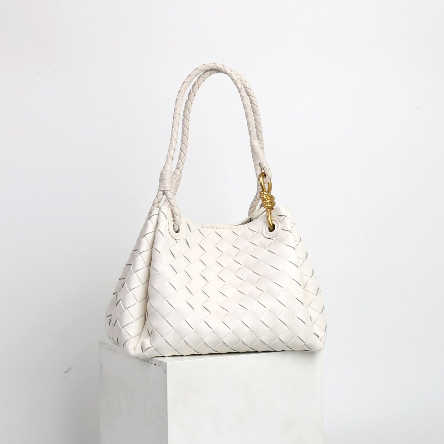 Cord Fastener Genuine Leather Woven Parachute Bags