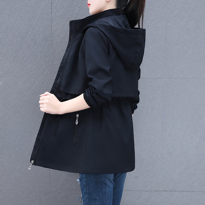 Women's Trench Mid-length Thin Fashionable Stylish Mom Coats