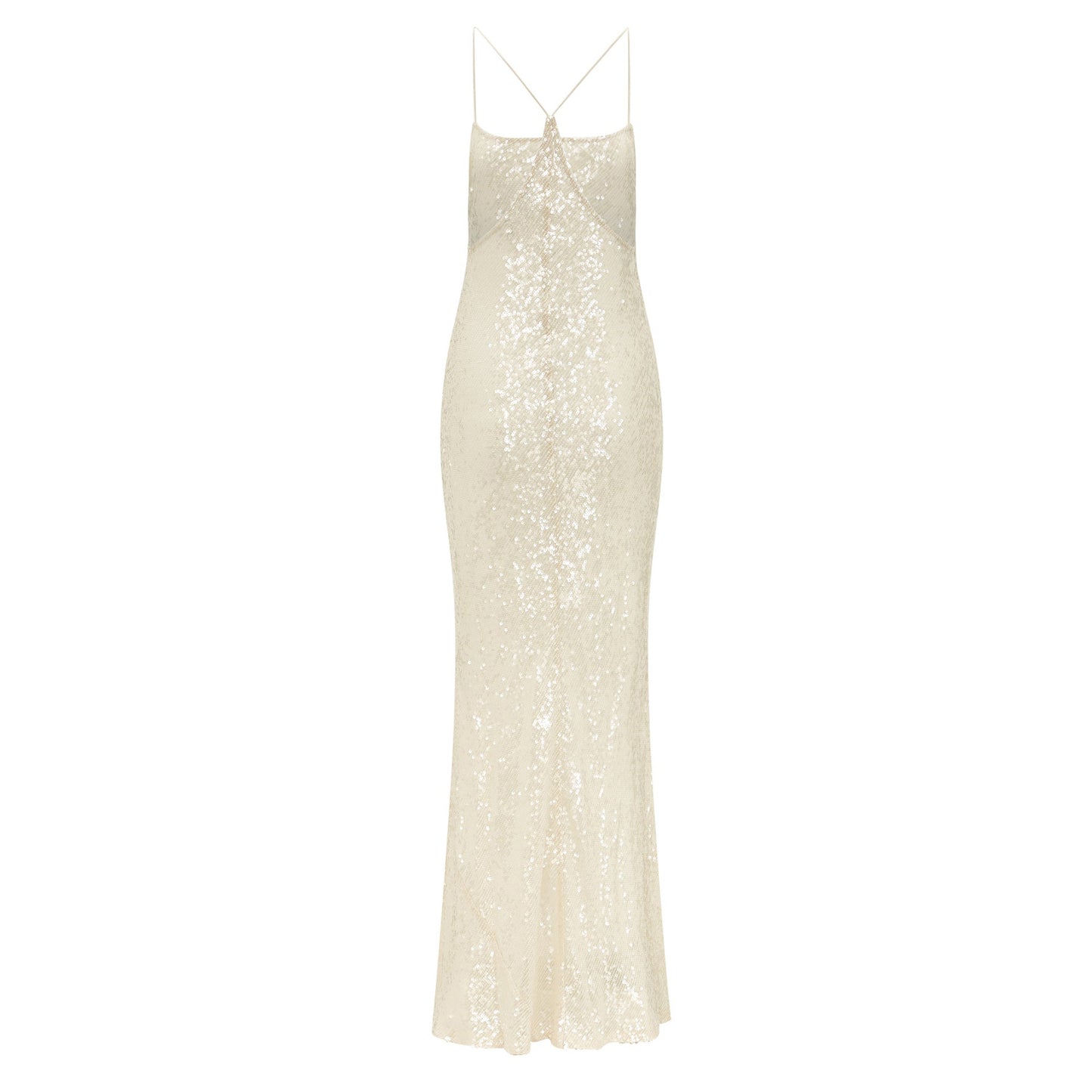 Women's Dress Mop Backless Slip Sequined Dresses