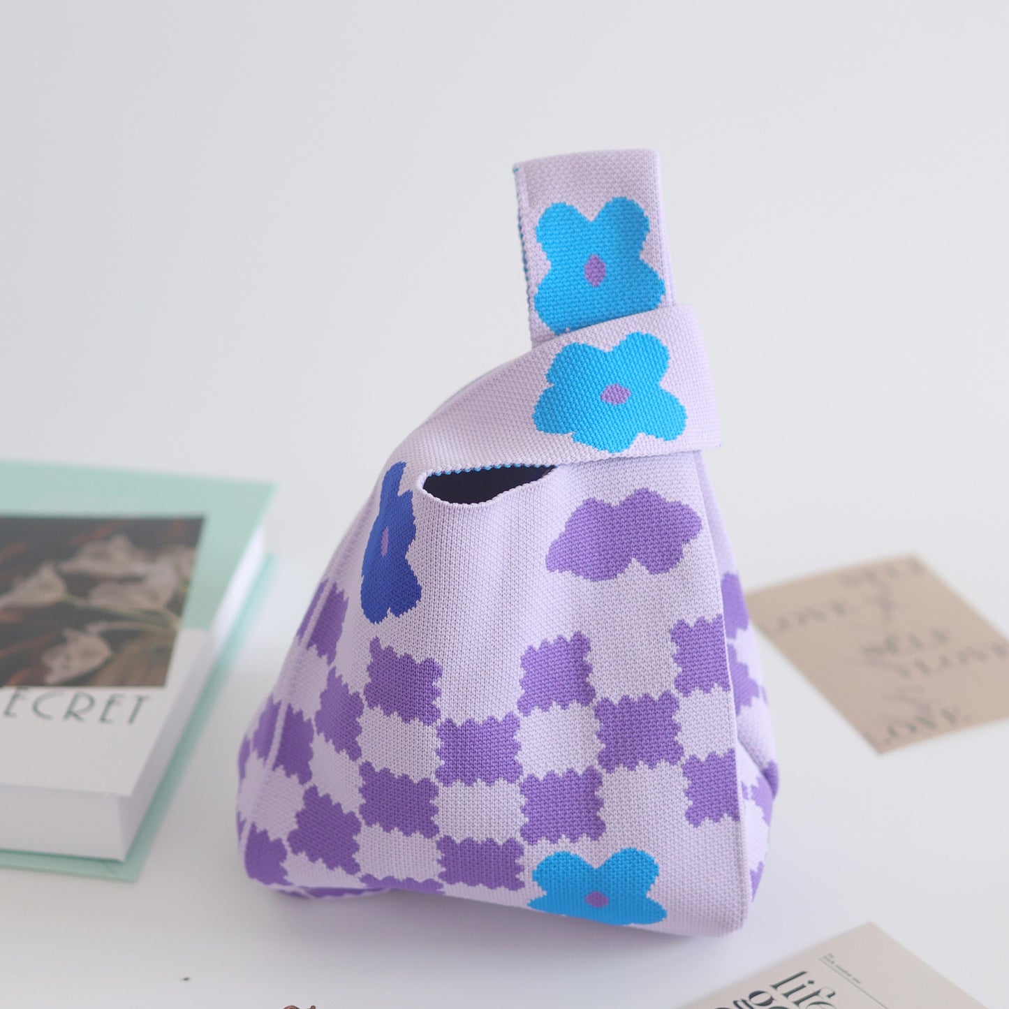 Women's Stylish Knitted Woven Vest Simple Handbags