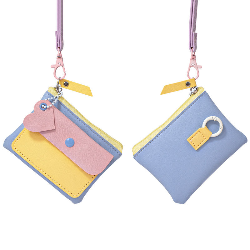 Classic Macaron Color Series Clutch Cute Ladies Wallets