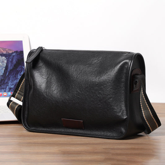 Men's Genuine Leather Retro Trendy Cowhide Men's Messenger Bags
