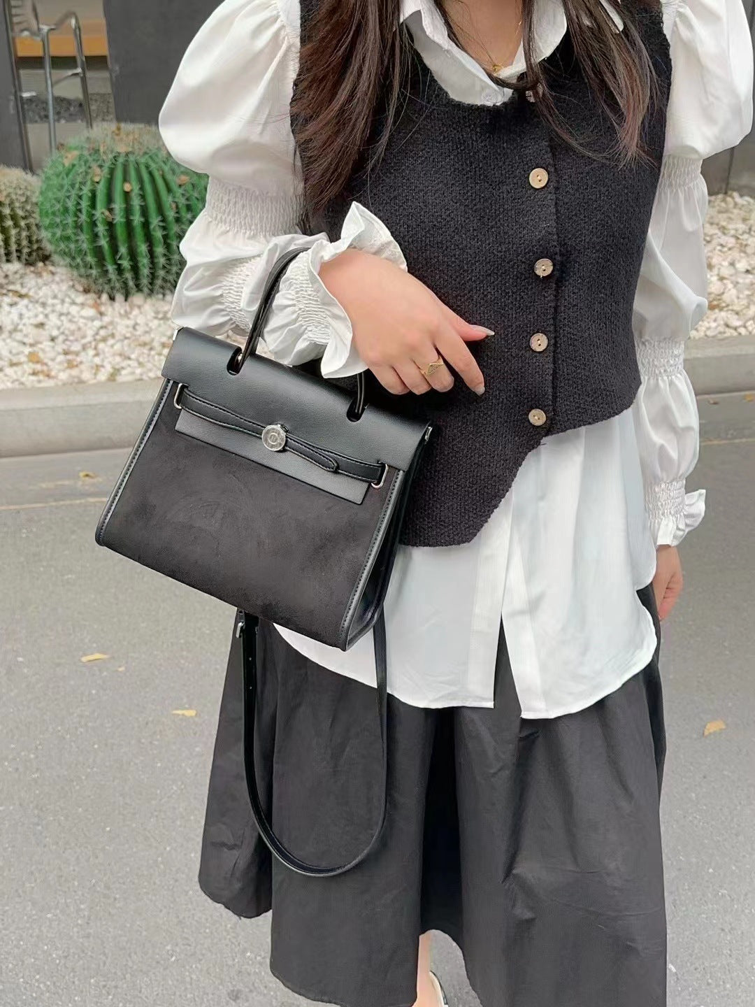 Attractive Comfortable Women's Canvas Kelly High-grade Crossbody Bags