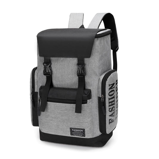 Men's Fashion Trendy Cool Flip Personalized Letter Backpacks