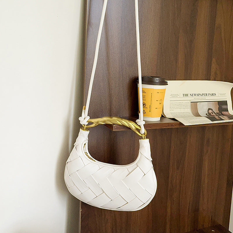 Design Knitting Bird's Nest Texture Portable Bags