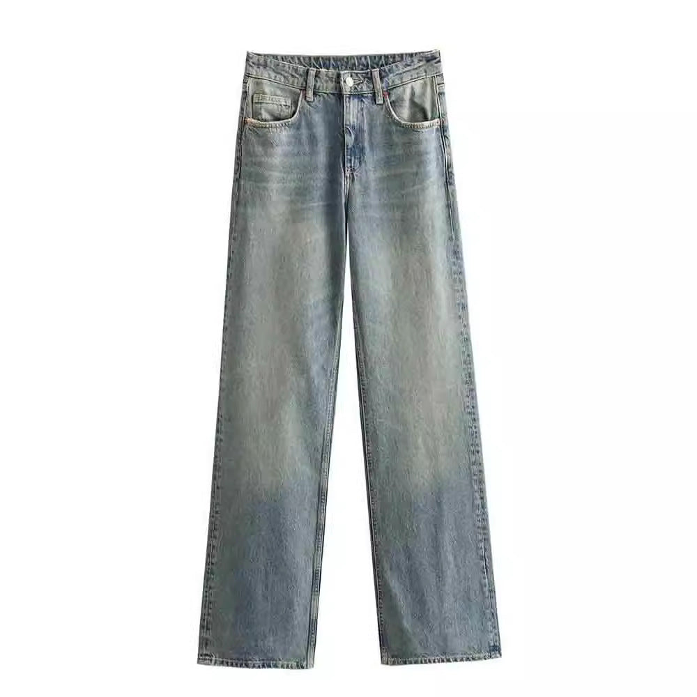 Women's Casual Mopping Trousers Cotton Loose Pants