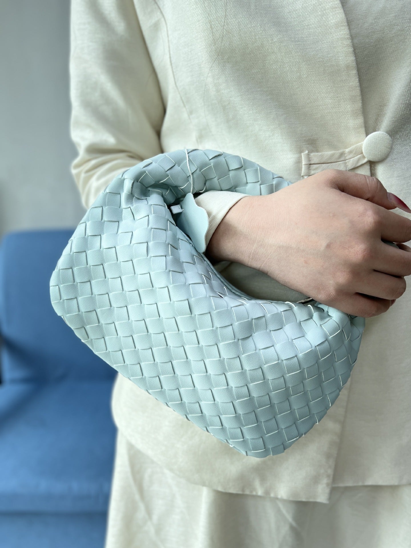 Women's Western Style Knotted Woven Large Handbags