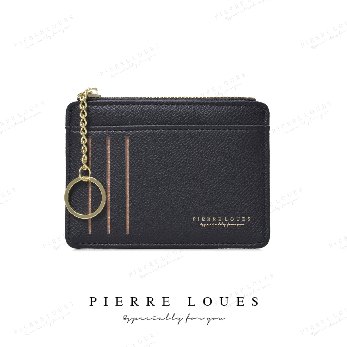 Women's Zipper Korean Mini Multiple Slots Cover Card Holder