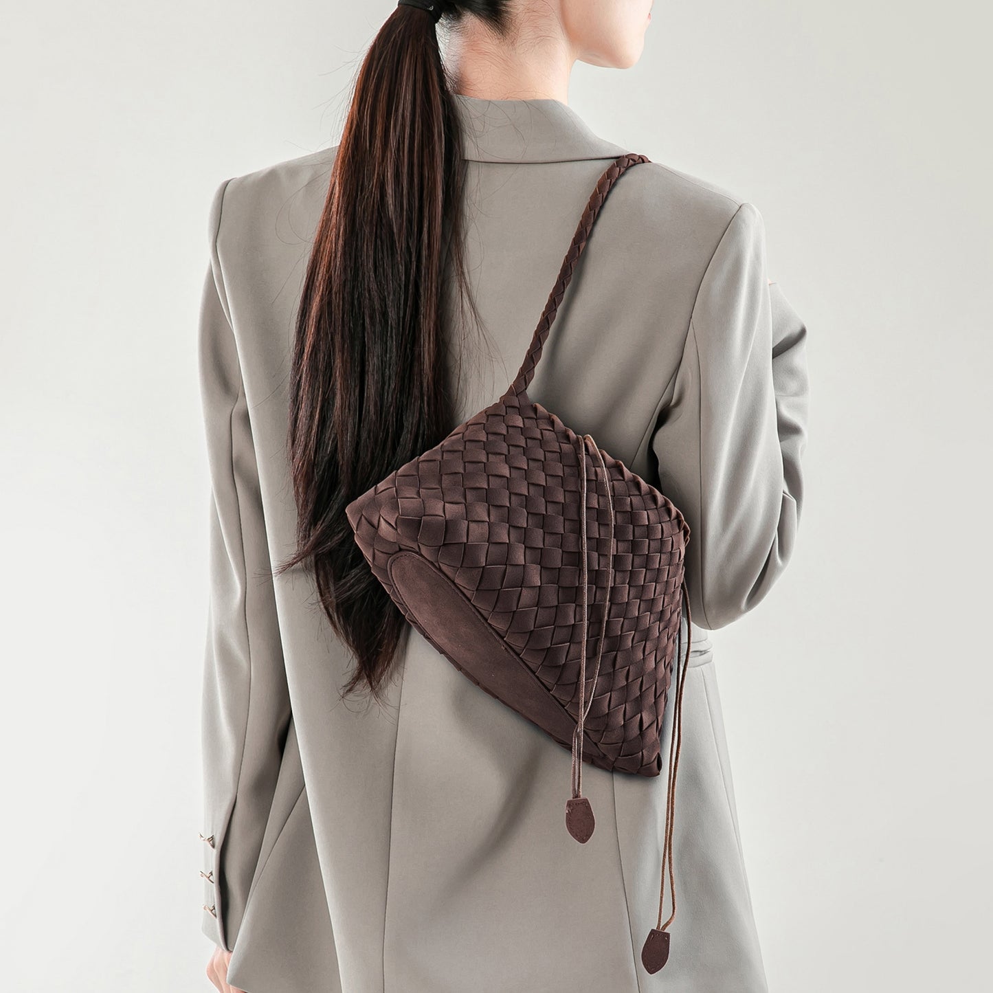 Underarm Frosted Boat French Retro Vegetable Basket Armpit Bags