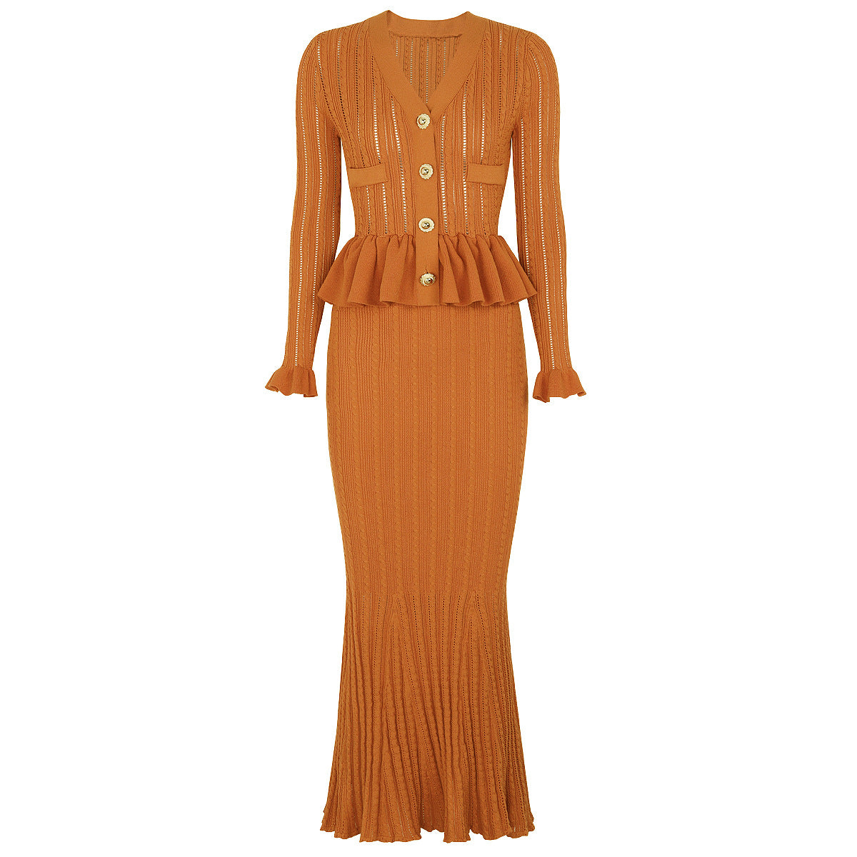 High Quality Autumn Long Sleeve Stretch Dresses