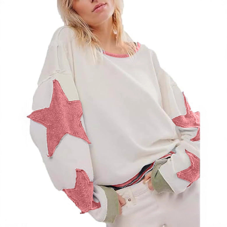 Women's Fashionable Stylish Thin Loose Lazy Style Sweaters