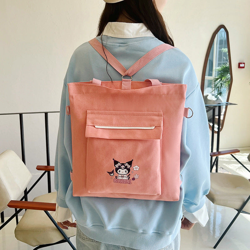 Women's Canvas Versatile Large Capacity Portable Backpacks