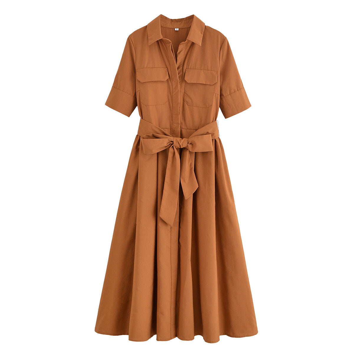 Women's Spring Lapel Single Breasted With Belt Clothing