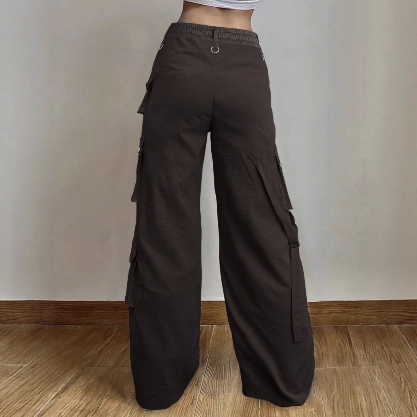 Women's Overalls Street Style Loose Wide Leg Pants