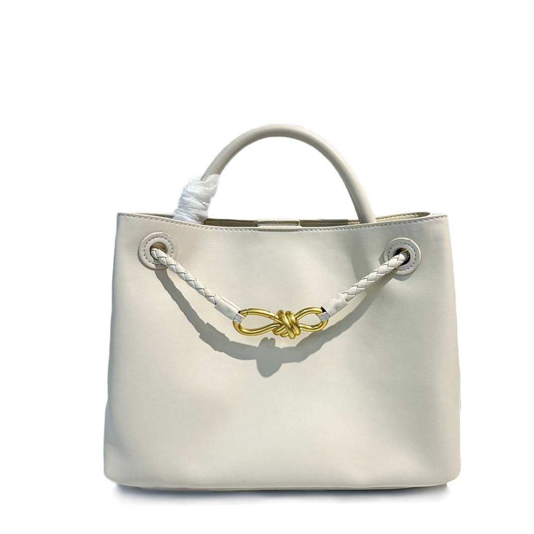 Classy Women's Large Capacity Metal Braid Crossbody Bags