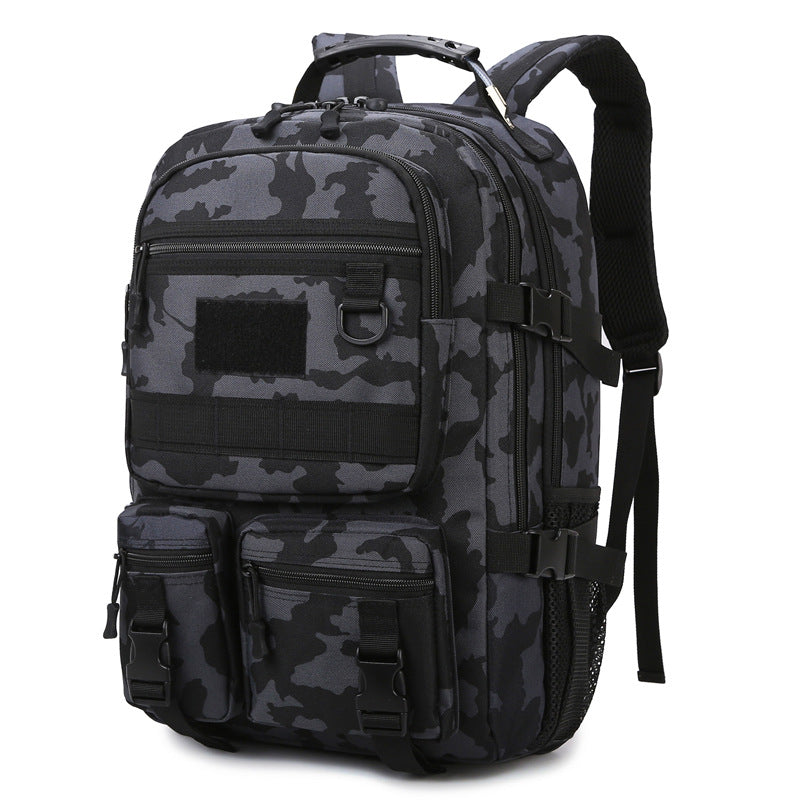 Men's Waterproof Expansion Computer College Book Combat Sports Backpacks