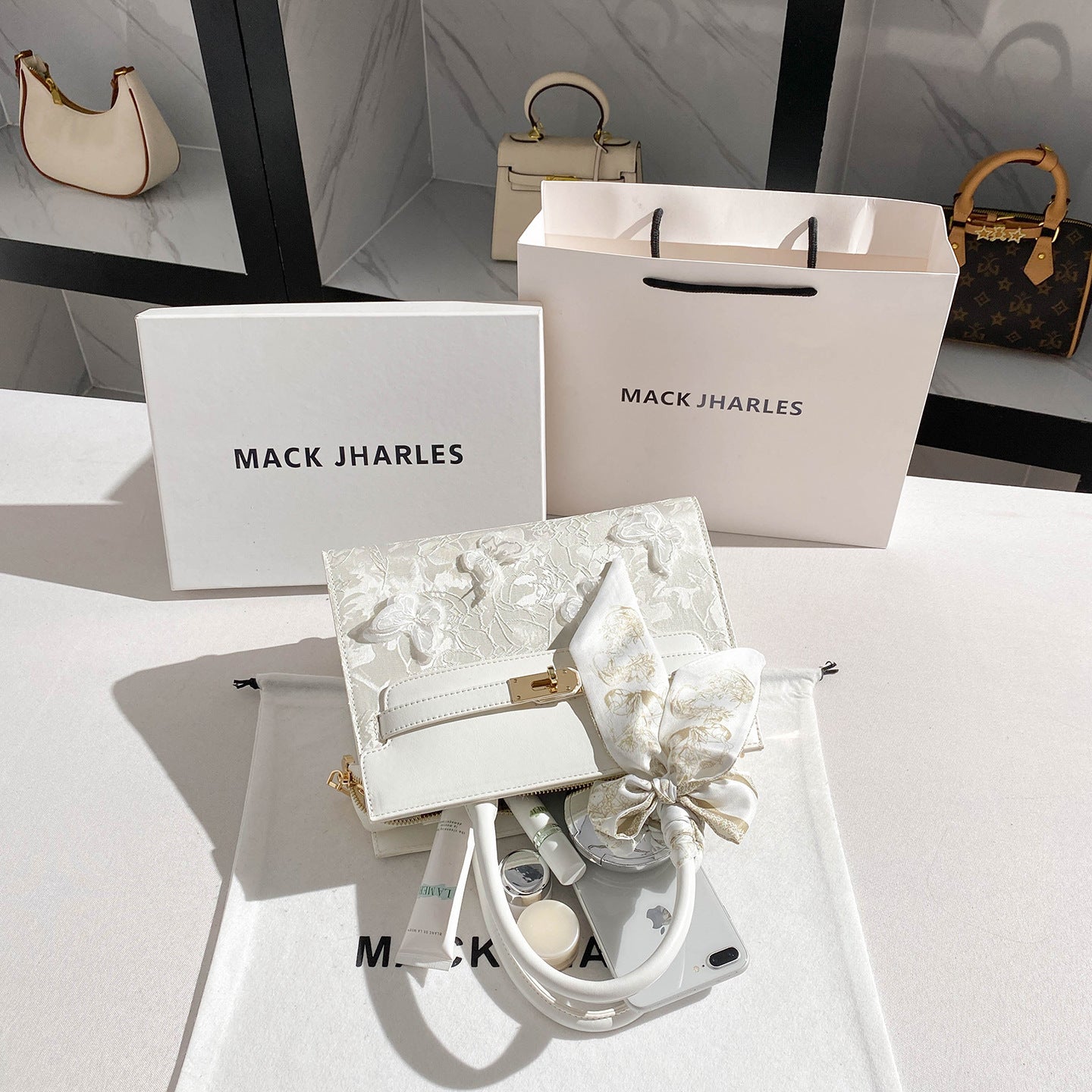 Beautiful Butterfly Embroidery Kelly High-grade Large Bags