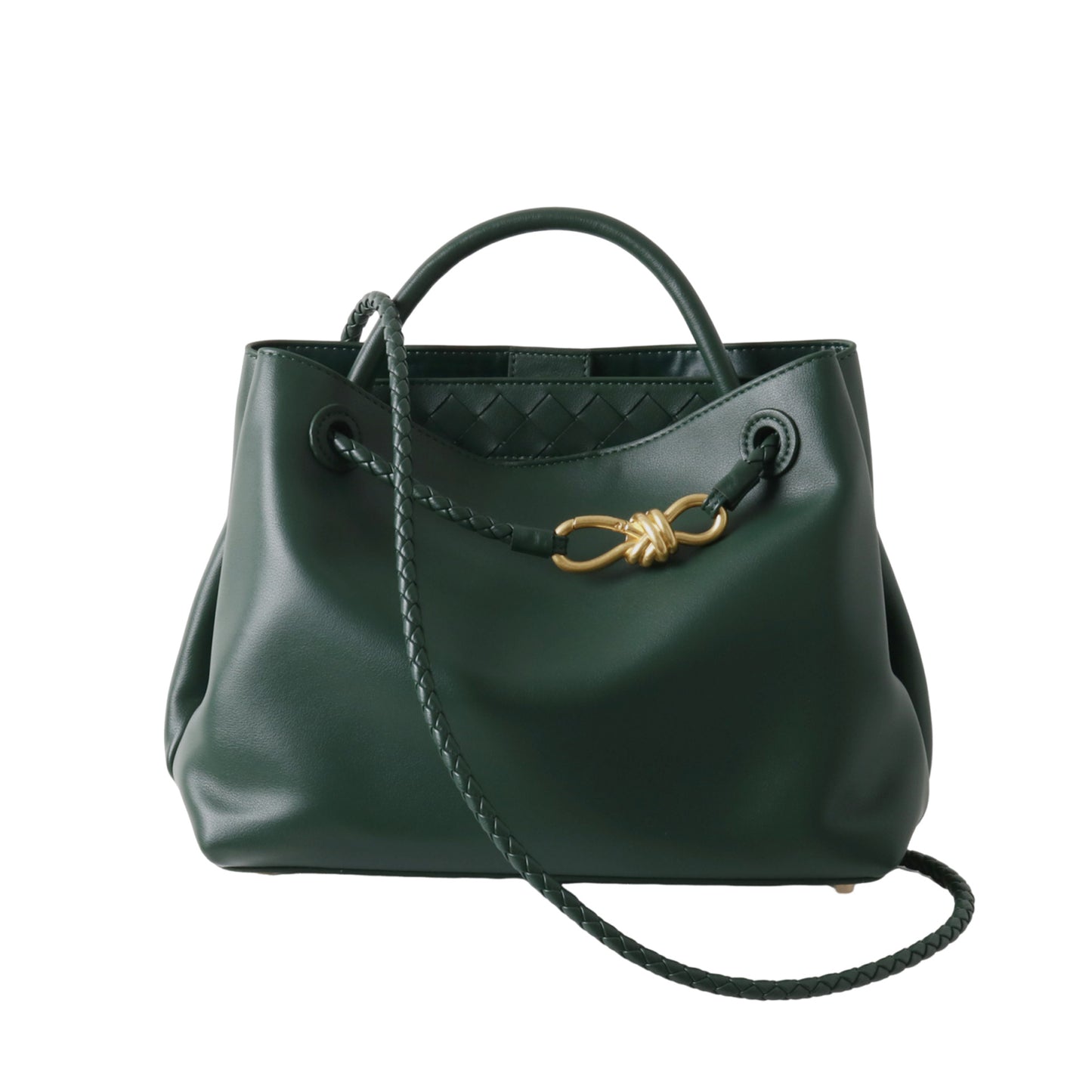 Metal Cord Fastener High Quality Genuine Shoulder Bags