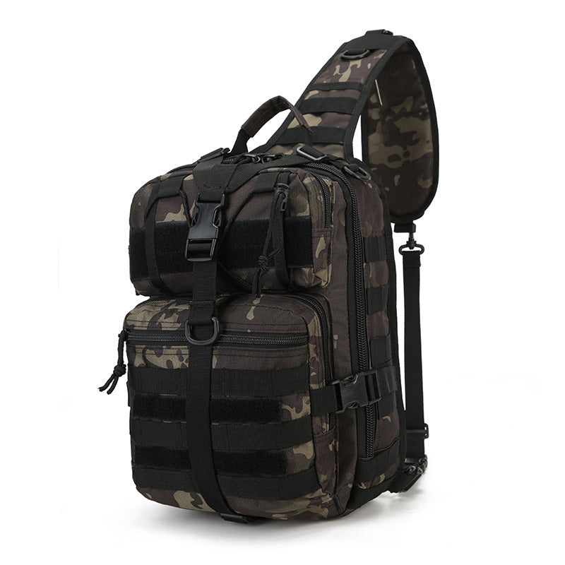 Waterproof Camouflage Large Capacity Straight Hair Men's Chest Bags