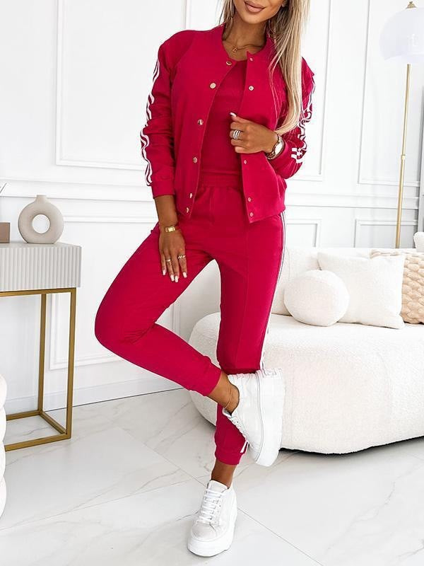 New Slim Fit Fashion Casual Three-piece Suits
