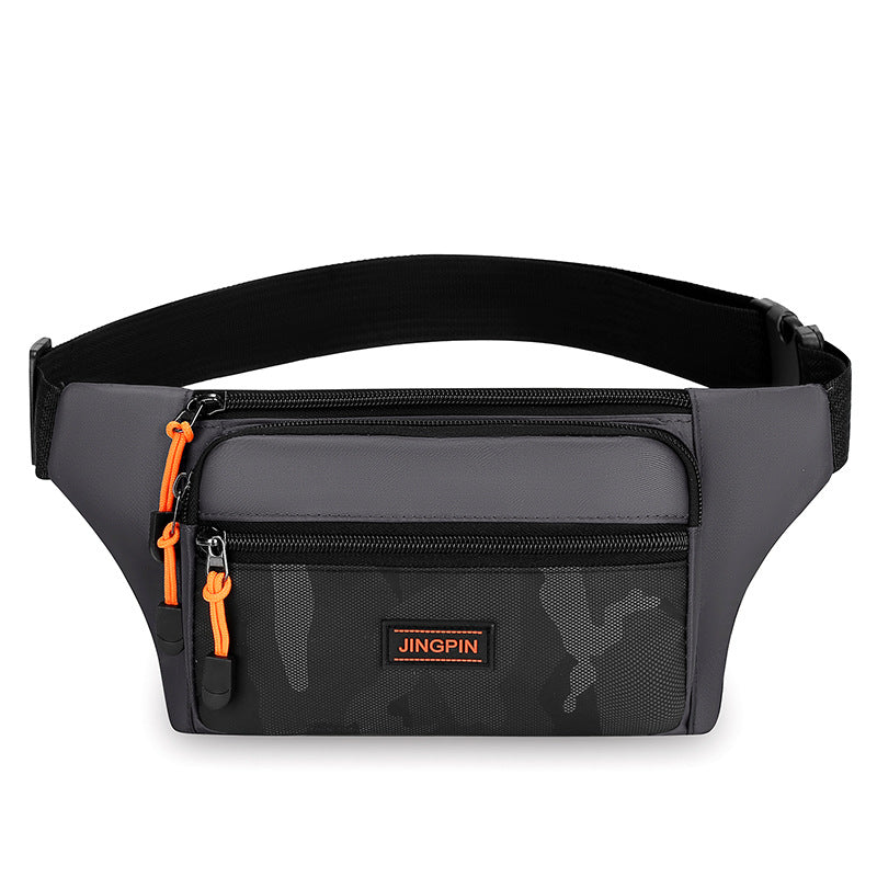 Men's Mobile Fashion Large Capacity Waterproof Construction Men's Waist Packs