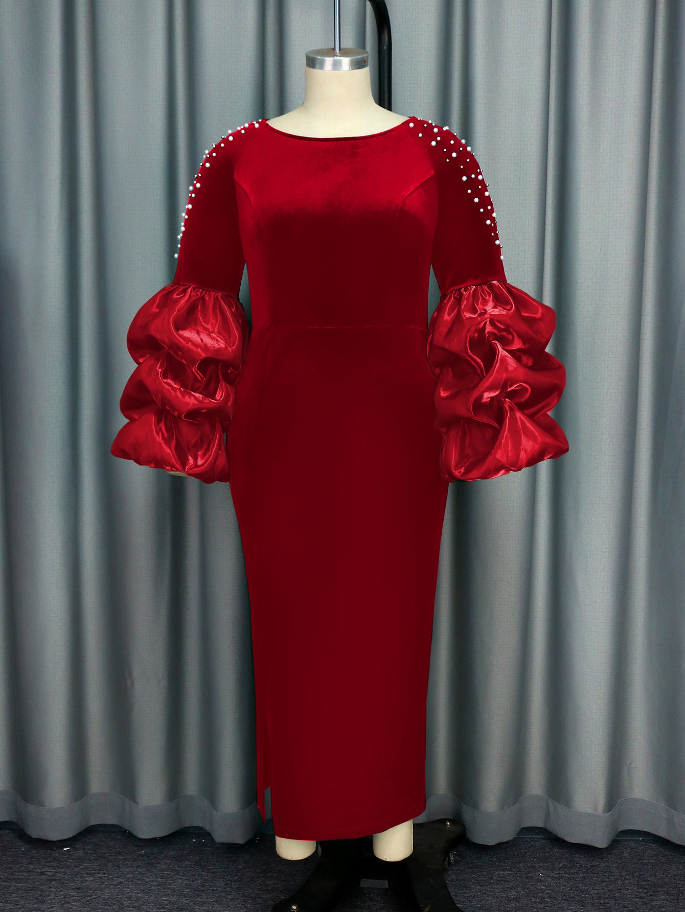 Unique Design Beaded Dress High Waist Dresses