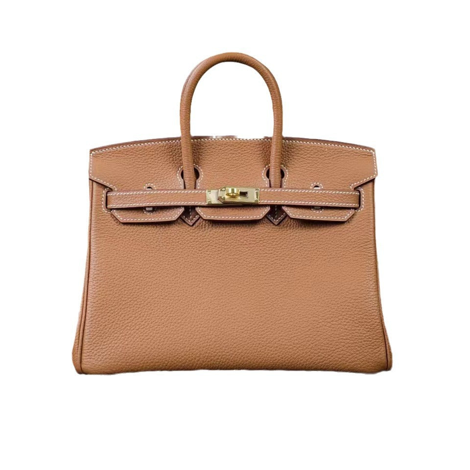 Women's High Sense Fashion Temperament Genuine Leather Classic Handbags