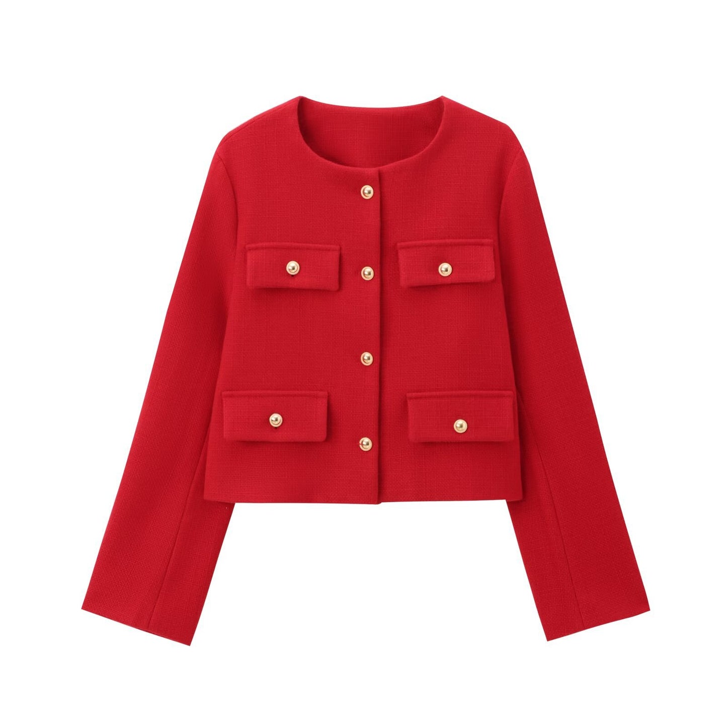 Women's Classic Style Fashion Button Decoration Coats