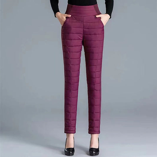 Women's Winter Thickened Warm Figure Flattering Can Be Worn Pants