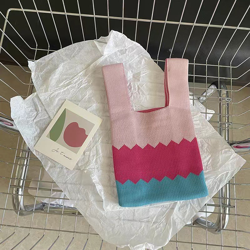 Thickened Knitting Female Hand Knitted Gift Handbags