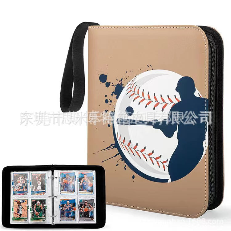 Elegant Binder Zipper Book Game Collection Card Holder