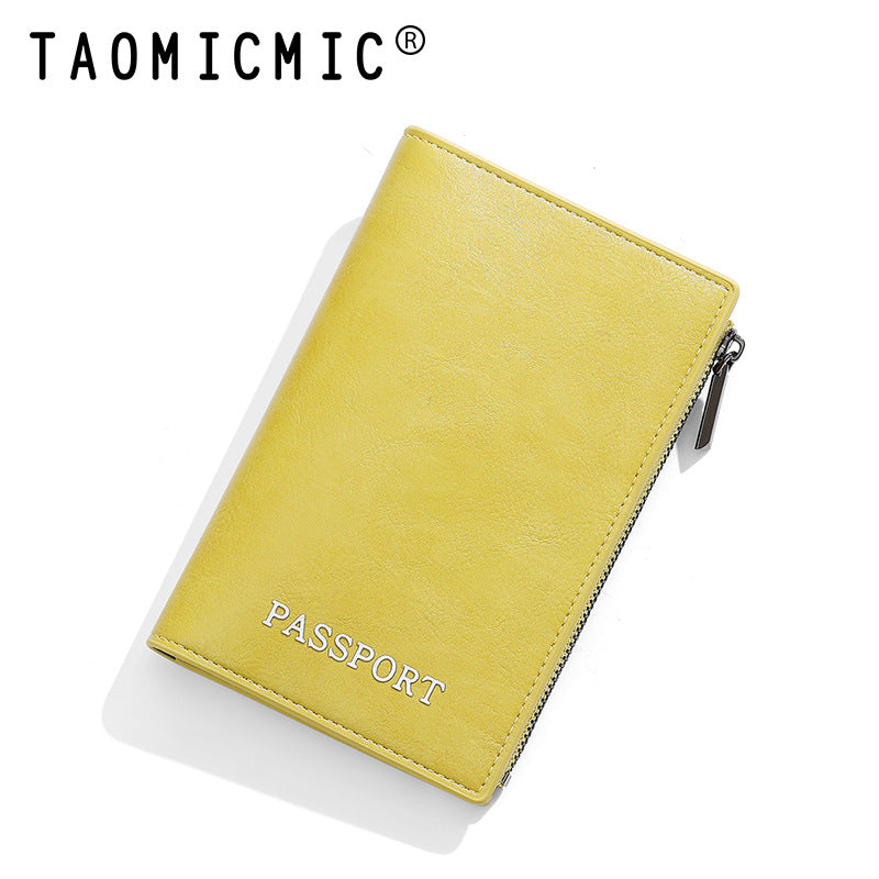 Portable Passport Large Capacity Zipper Storage Bags