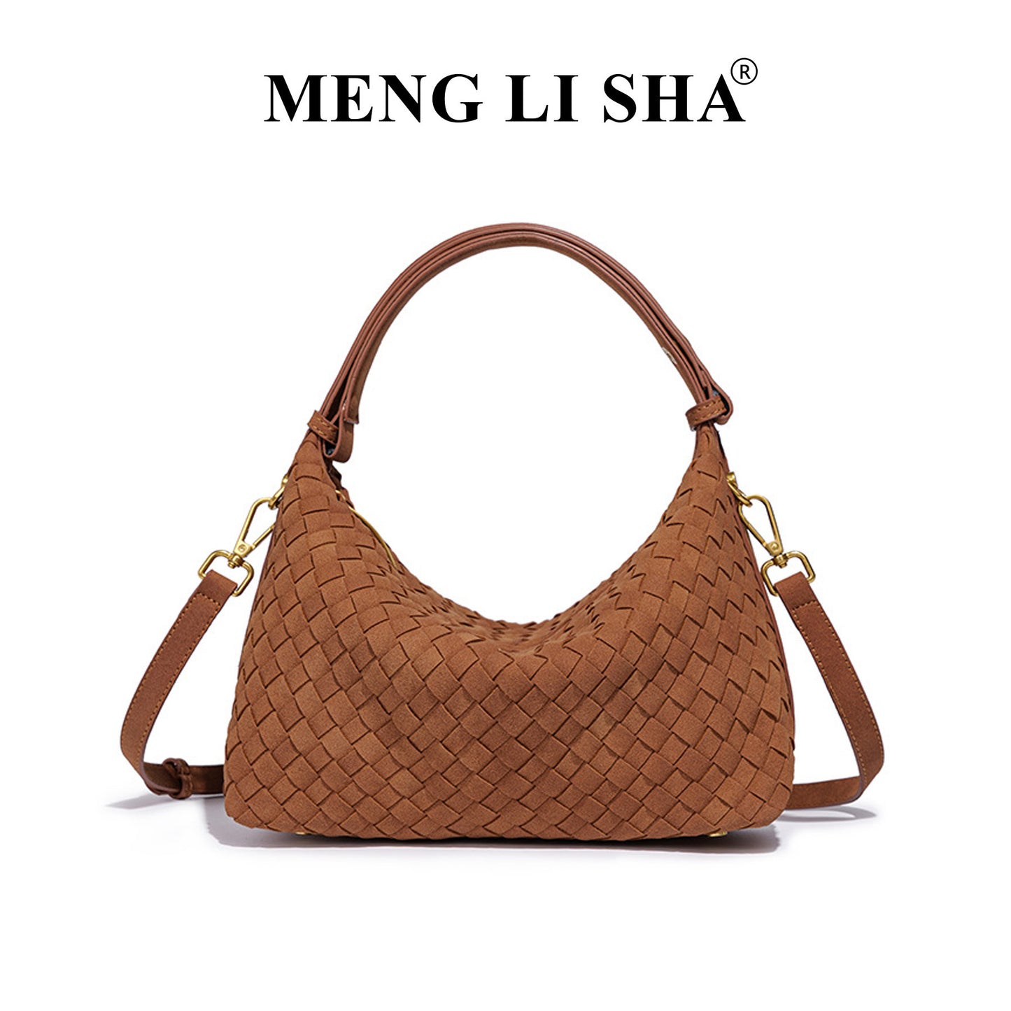 Women's Frosted Vintage Hand-woven Lunch Box Fashion Bags