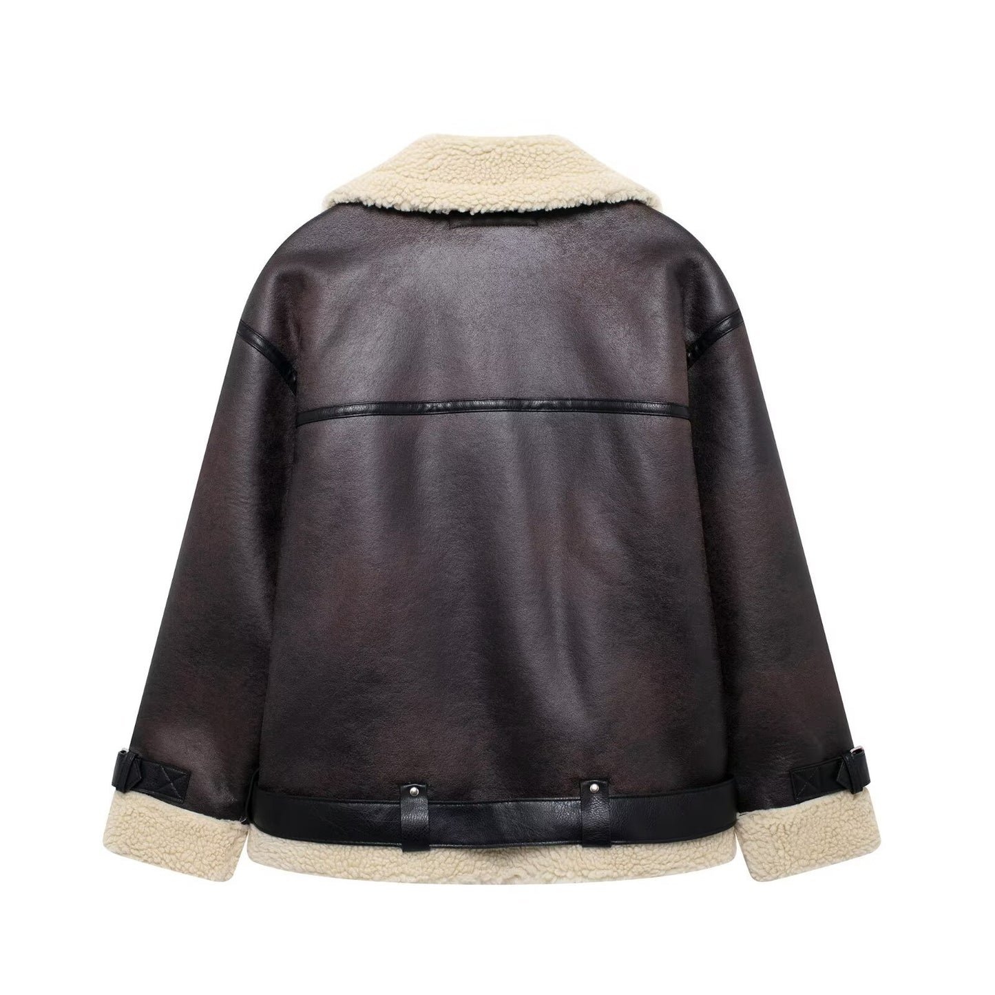 Women's Unique French Double-sided Lapel Long-sleeved Jackets