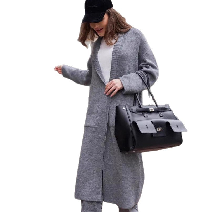Women's Knitted Idle Style Long Below The Sweaters