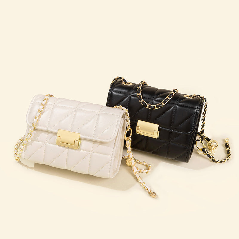 Women's Attractive Fashionable Rhombus Chain Quality Shoulder Bags
