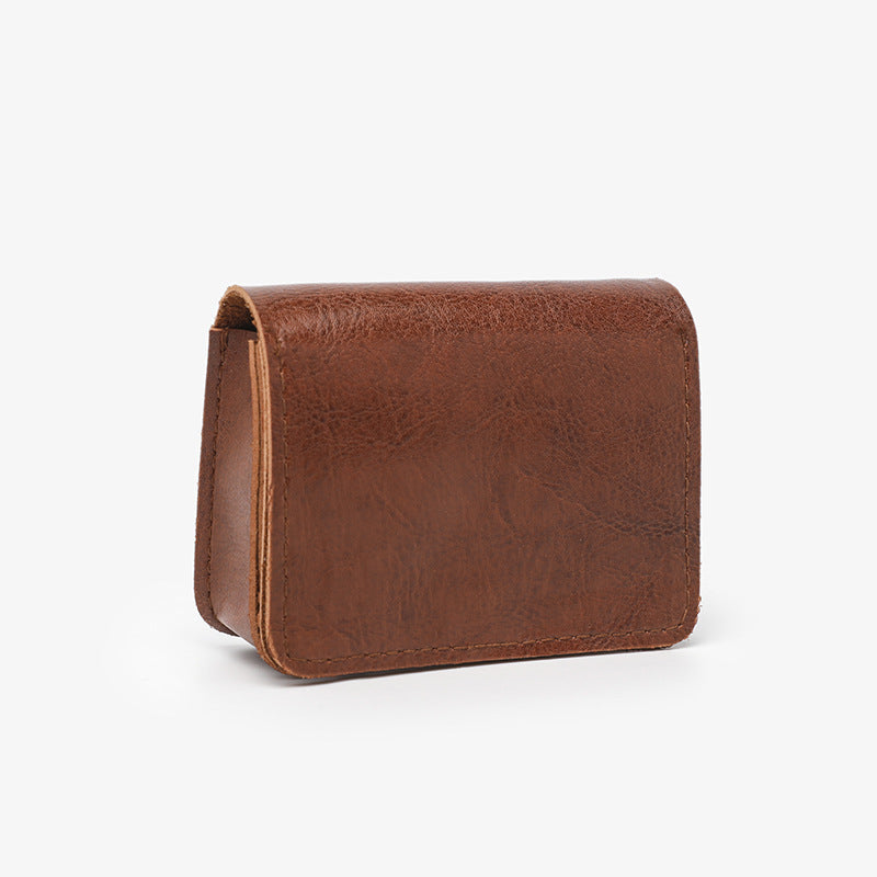 Korean Simple Earphone Data Cable Storage Card Holder