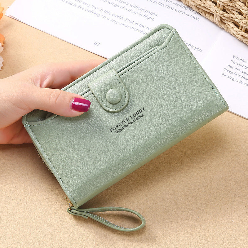 Women's Wrist Strap Clutch Fashion Korean Style Ladies Wallets