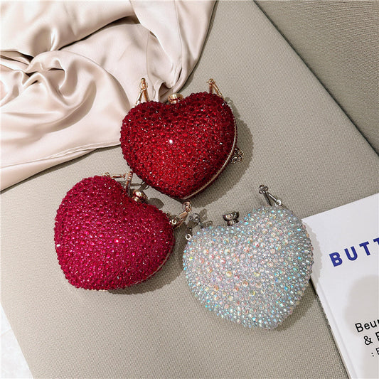 Women's Shape With Diamond Acrylic Dinner Elegant Crossbody Bags