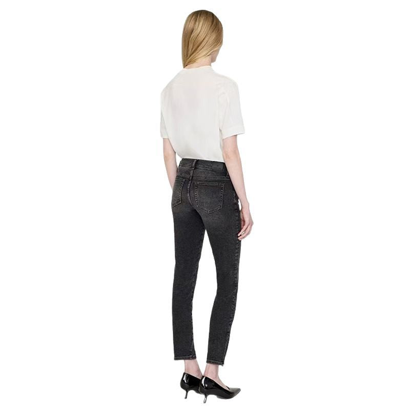 Women's Front Printed Classic Letter Patchwork Round Blouses