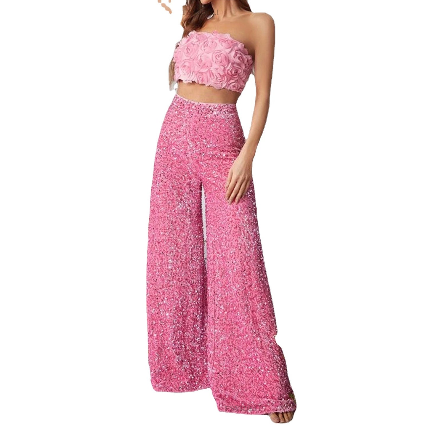 Women's Stylish Sequined Sexy Skinny Casual Pants