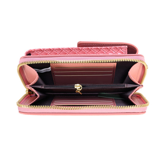 Women's Color Woven Pattern Versatile Large Capacity Crossbody Bags