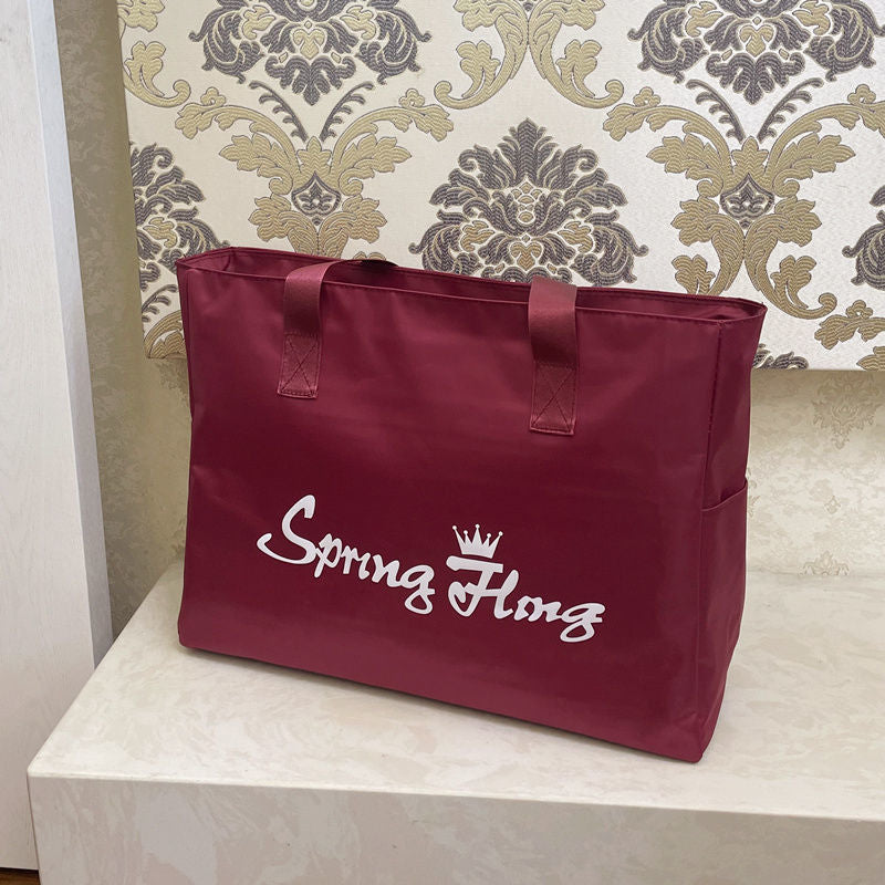 Women's & Men's & Oxford Cloth Portable Short-distance Simple Travel Bags