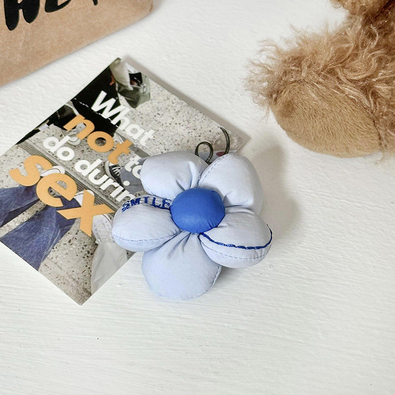 Women's Flower Cartoon Knitted Woven Large Capacity Handbags