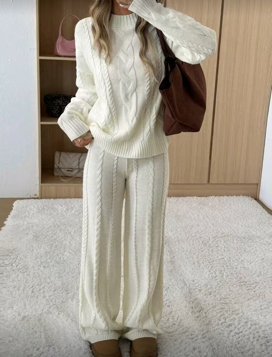 Women's Solid Color Round Neck Long Sleeve Simple 2 Tops
