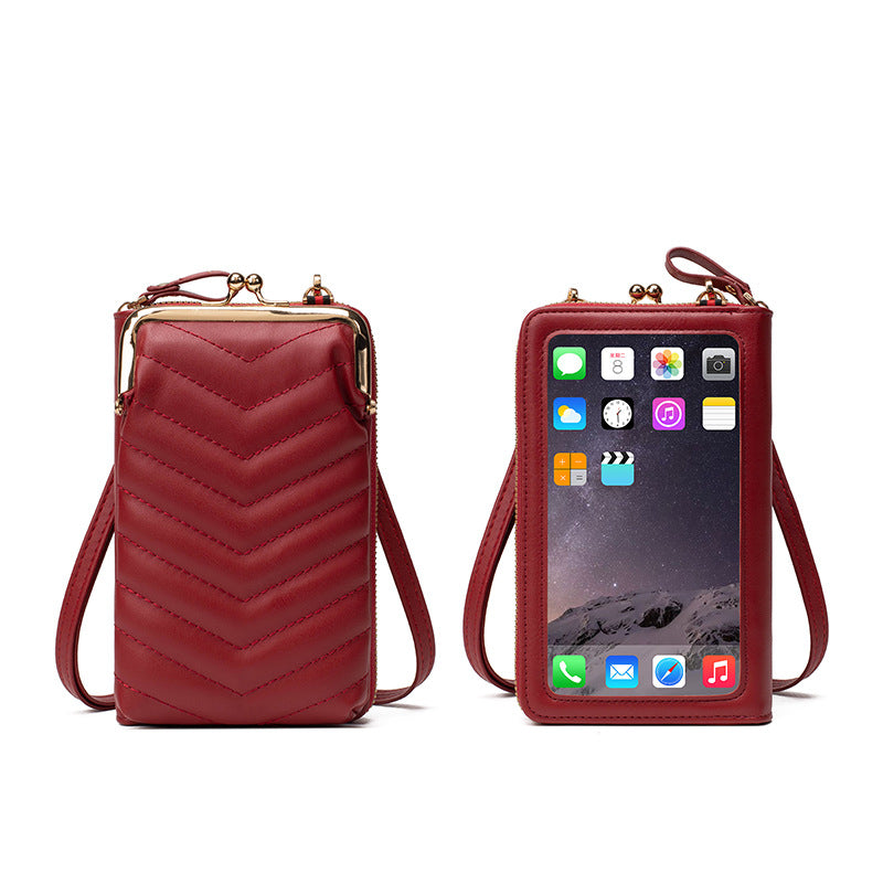 Women's High-grade Spring Minority Fashion Can Be Phone Bags