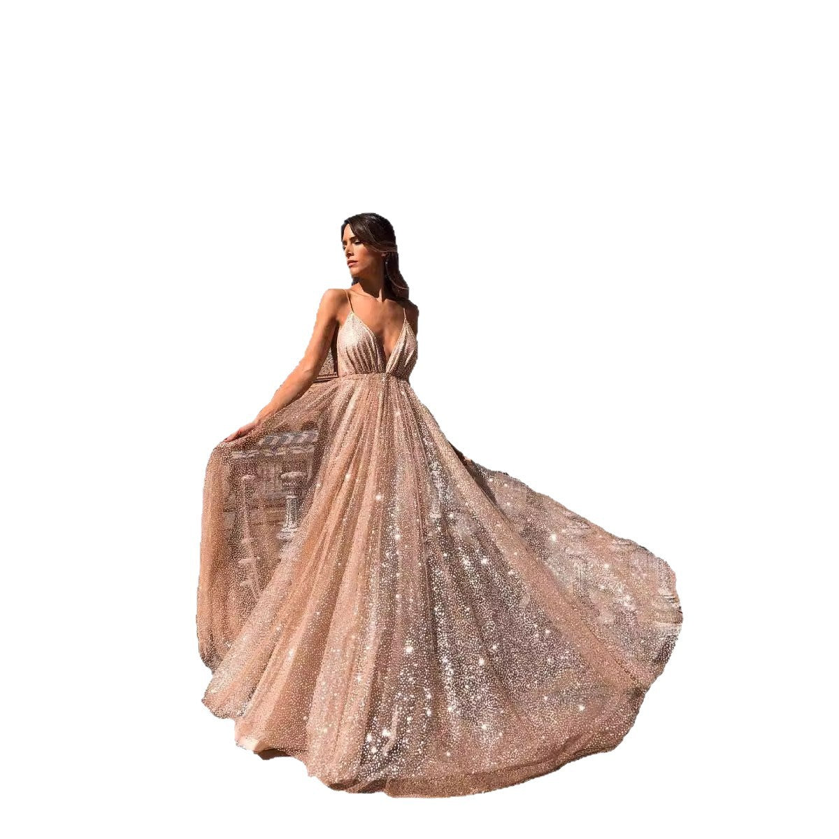 Creative Cool Dress Sexy Strap Long Dresses